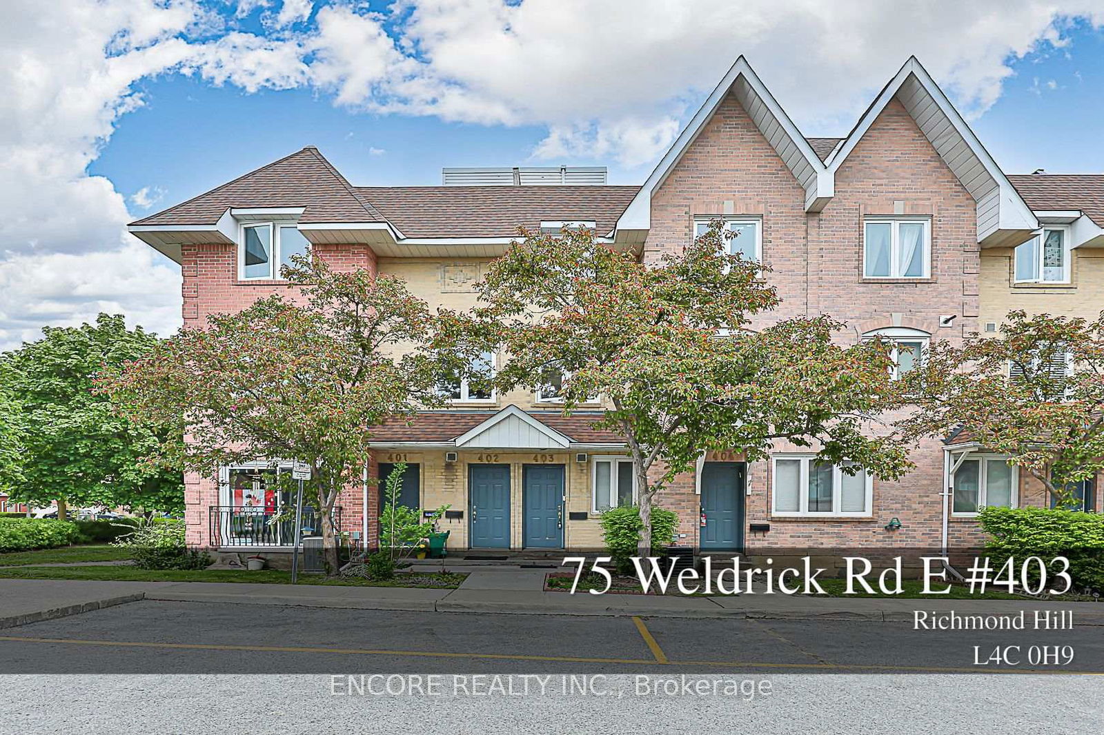 Townhouse for sale at 403-75 Weldrick Road, Richmond Hill, Observatory, L4C 0H9 - MLS: N12164673