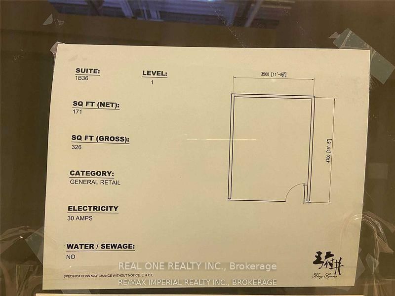 1B35 & 1B36 - 9390 Woodbine Ave, Markham, L6C 0M5 | Image 3