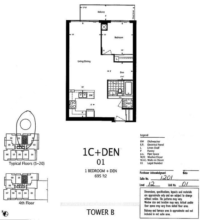 1201 - 65 Oneida Crescent