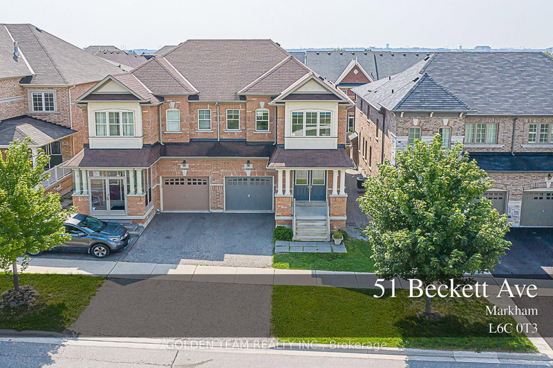 51 Beckett Ave, Markham, L6C 0T3 | Image 2