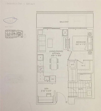 Unit 1715 — 10 Honeycrisp Cres, Vaughan - Vaughan Corporate Centre image-0-3