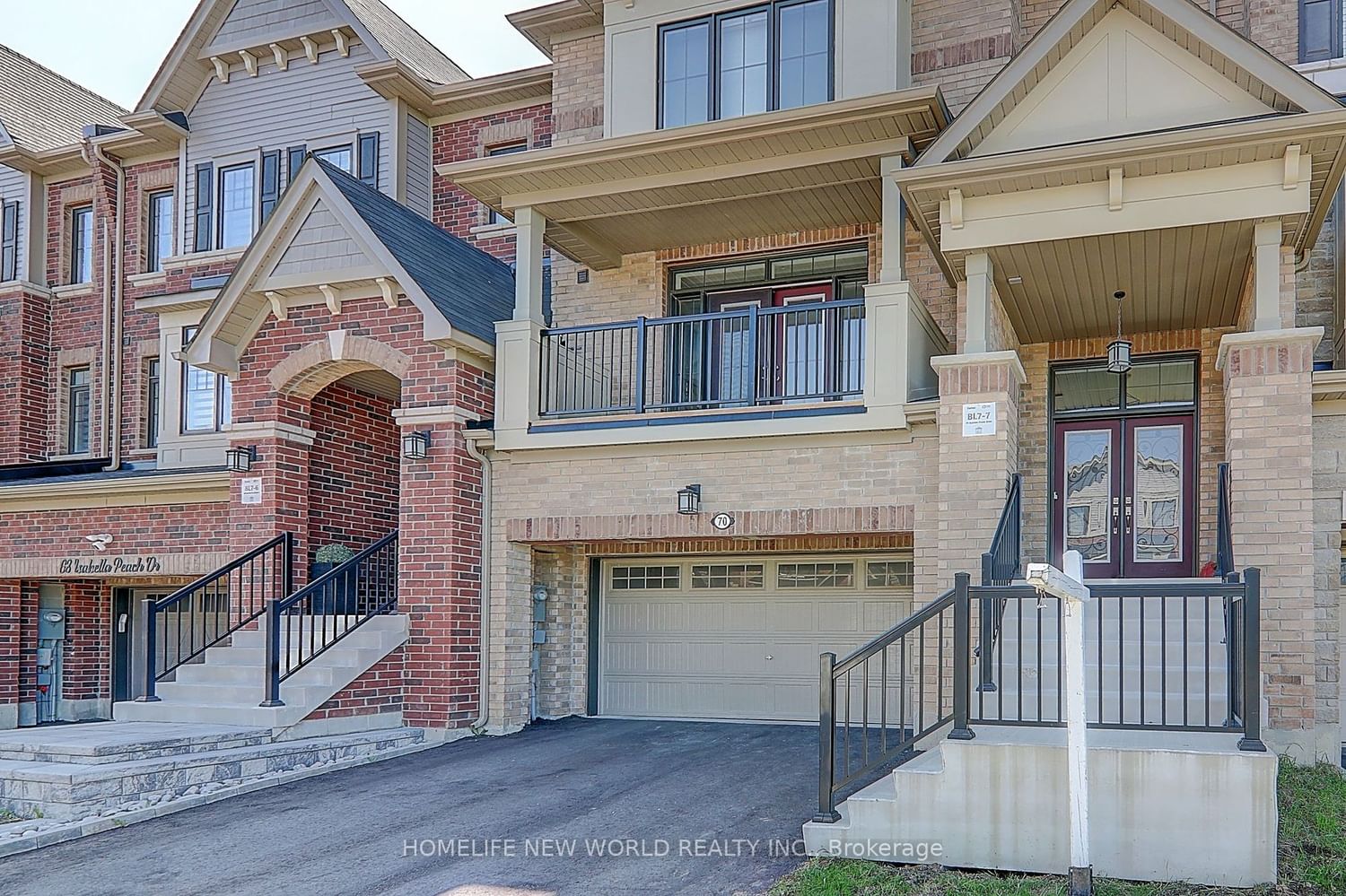 Townhouse sold at 70 Isabella Peach Drive, Markham, Victoria Square, L6C 0Y9 - MLS: N6041292