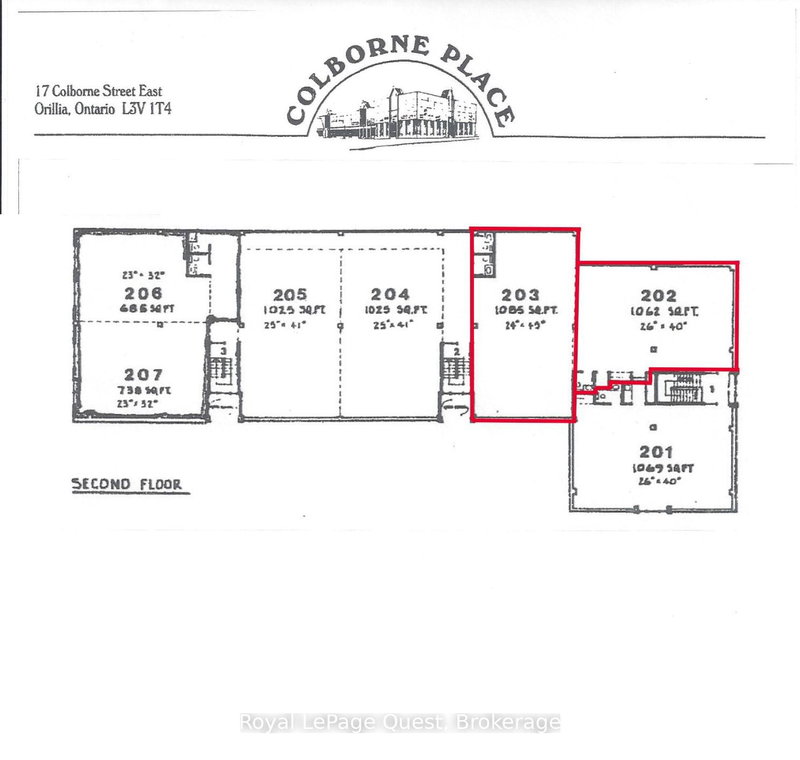 202-203 - 17 Colborne St E, Orillia, L3V 1T4 | Image 2