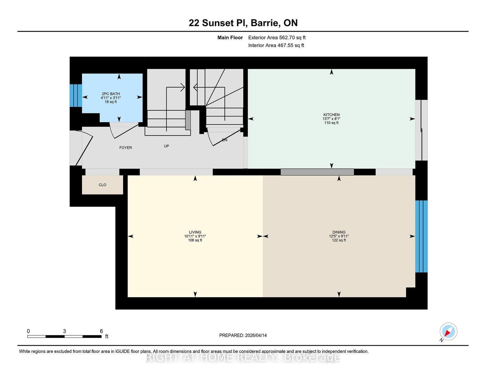 Townhouse for sale at 22 Sunset Place, Barrie, Ontario, L4N 0T7 - Holly - MLS: S13002282