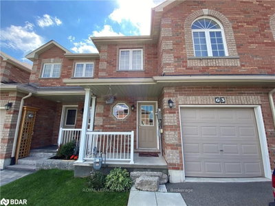 Townhouse for lease at 63 Sydenham, Barrie, Ontario, L4M 6R5 - Georgian Drive - MLS: S13642244