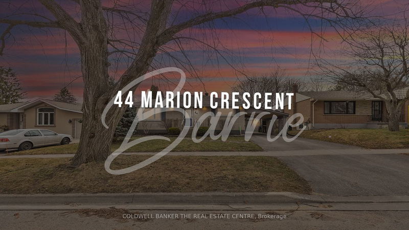 home for sale on 44 Marion Crescent E