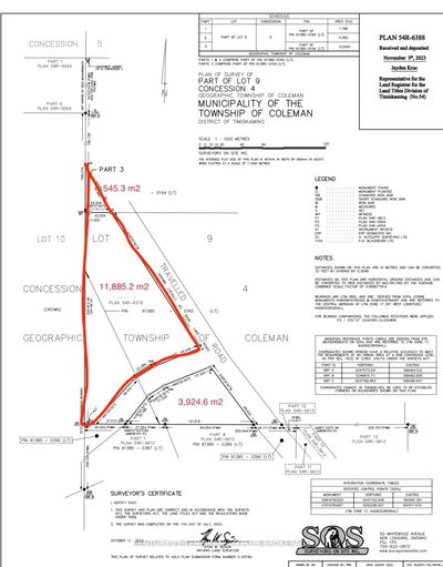 Part1&3 Part Lot 9 Con 4, Bass Lake Rd, Coleman -  image-0-1