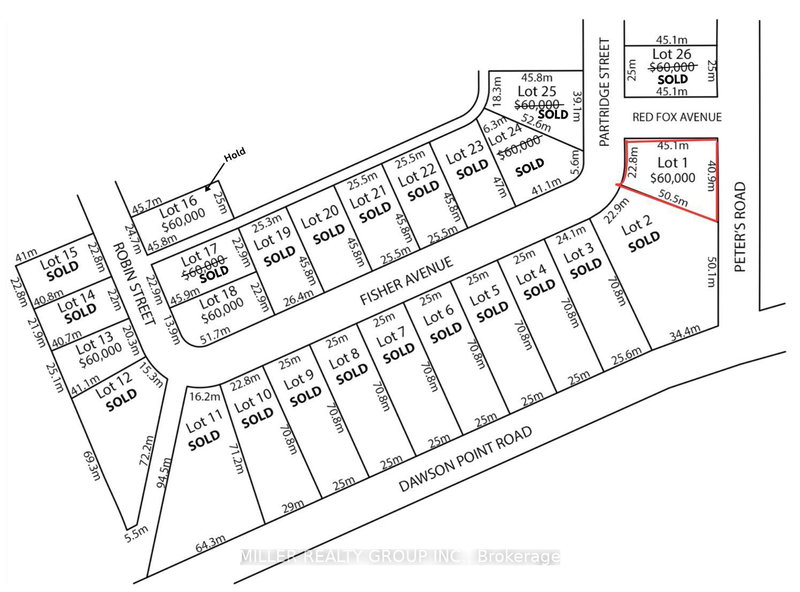 home for sale on Lot 1 Partridge Street