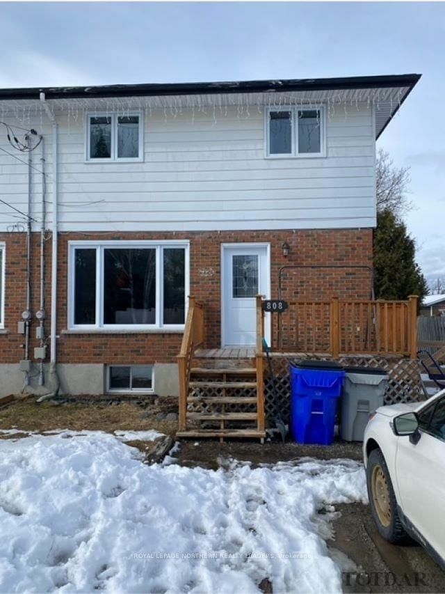 Semi-Detached House sold at 808 LAMARCHE Street, Timmins, Porcupine - East, P0N 1C0 - MLS: T9273770