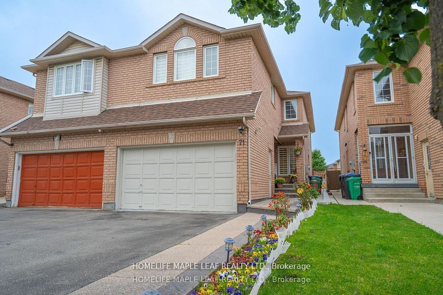 Semi-Detached House sold at 71 Tumbleweed Trail, Brampton, Fletcher's Creek South, L6Y 4Z9 - MLS: W11889939