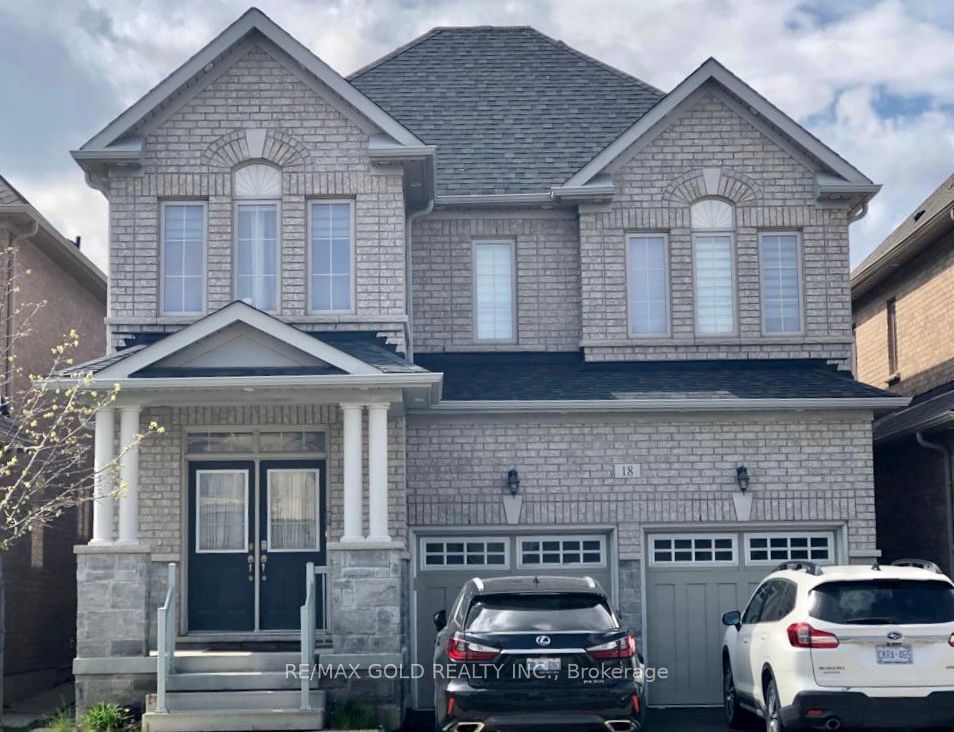 Detached House for lease at (Upper)-18 Ricardo Road, Brampton, Vales of Castlemore, L6P 3Z1 - MLS: W11895796