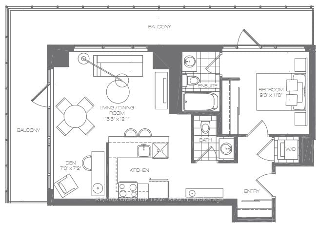 Condo for lease at 1711-365 Prince Of Wales Drive, Mississauga, City Centre, L5B 0G6 - MLS: W11901079