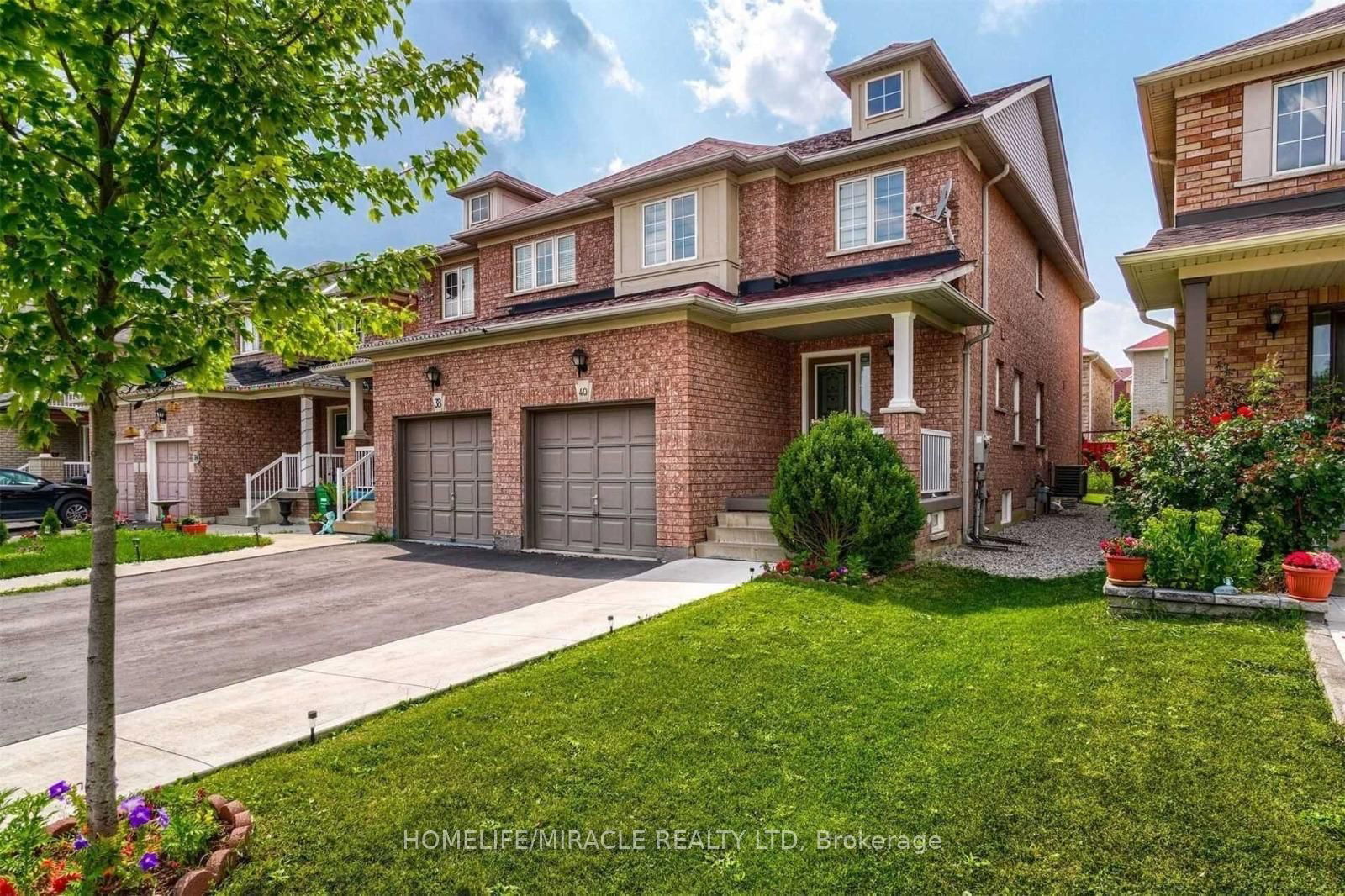 Semi-Detached House leased at 40 Flatfiled Way, Brampton, Bram East, L6P 1N6 - MLS: W11908810