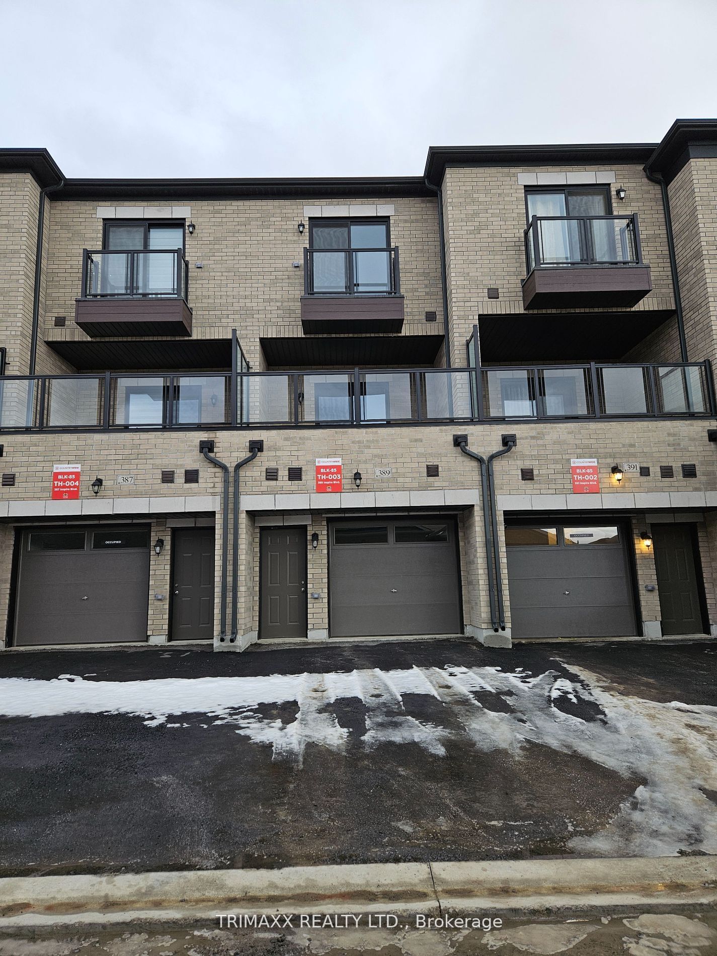 Townhouse leased at 389 Inspire Boulevard, Brampton, Sandringham-Wellington North, L6R 4E4 - MLS: W11909764