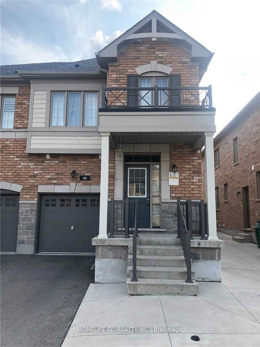 Semi-Detached House leased at 40 Bernadino Street, Brampton, Bram East, L6P 4G1 - MLS: W11911117