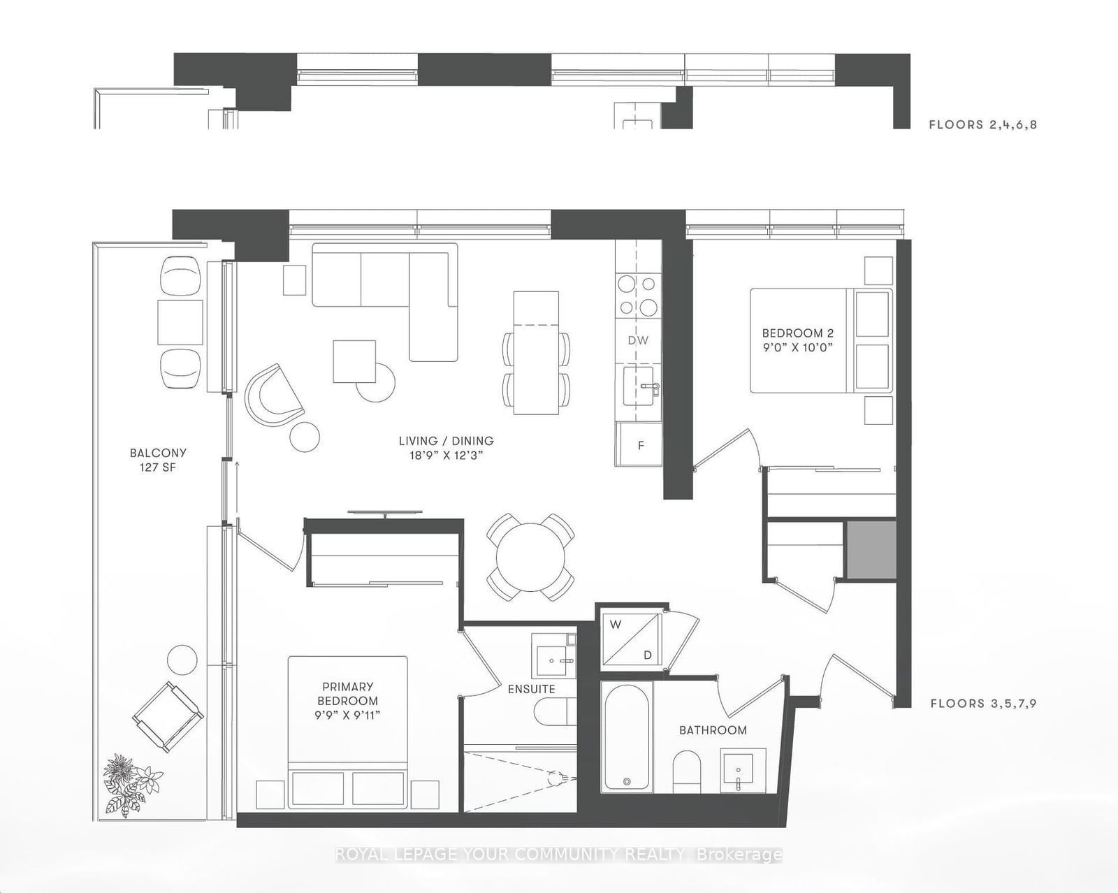 Condo leased at 612-251 Masonry Way, Mississauga, Port Credit, L5H 0B3 - MLS: W11912308