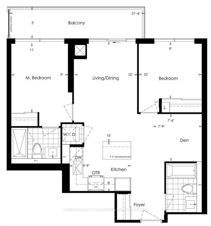 Condo leased at 801-4655 Metcalfe Avenue, Mississauga, Central Erin Mills, L5M 0Z7 - MLS: W11912636