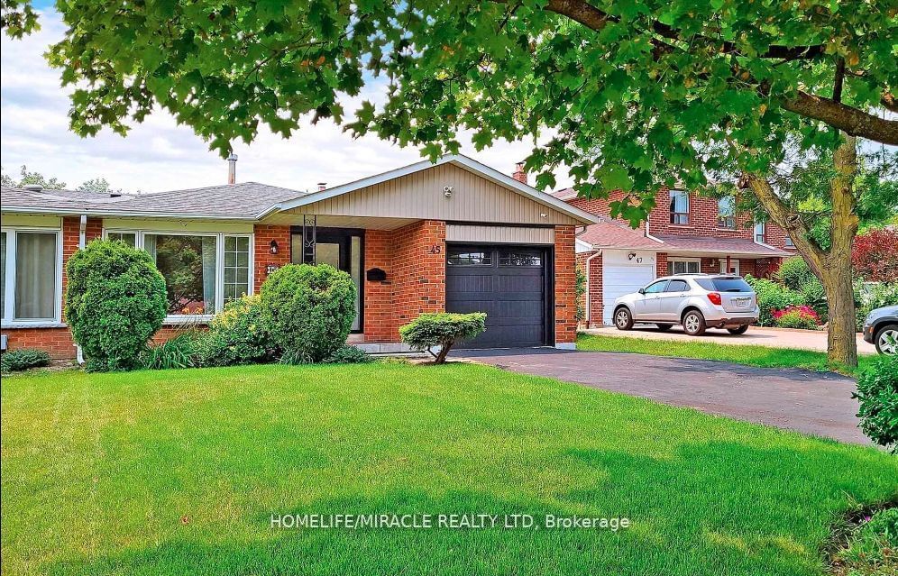 Semi-Detached House leased at 45 Montjoy Crescent, Brampton, Central Park, L6S 3E6 - MLS: W11919128