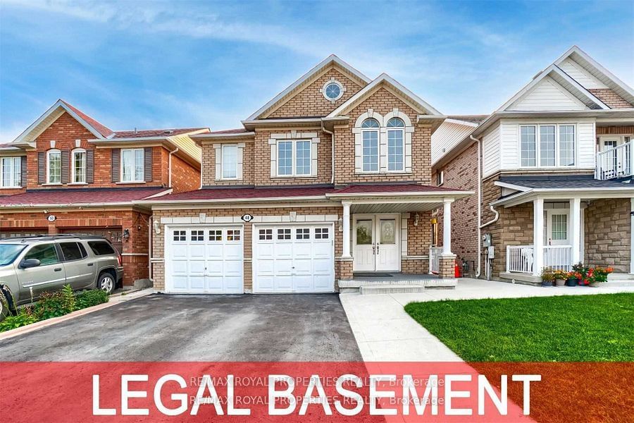 Detached House for lease at 48 Angelucci Drive, Brampton, Bram East, L6P 1G7 - MLS: W11921161