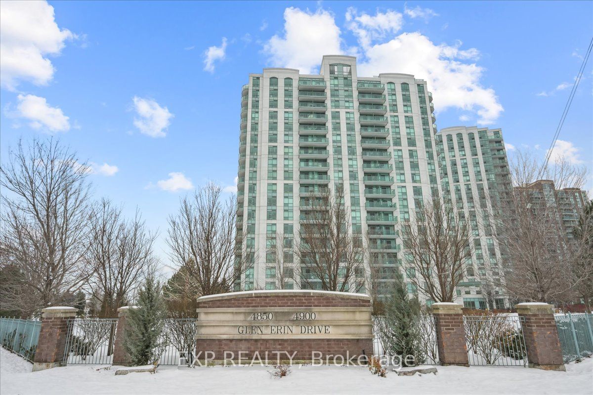 Condo for sale at 1101-4900 Glen Erin Drive, Mississauga, Central Erin Mills, L5M 7S2 - MLS: W11922627