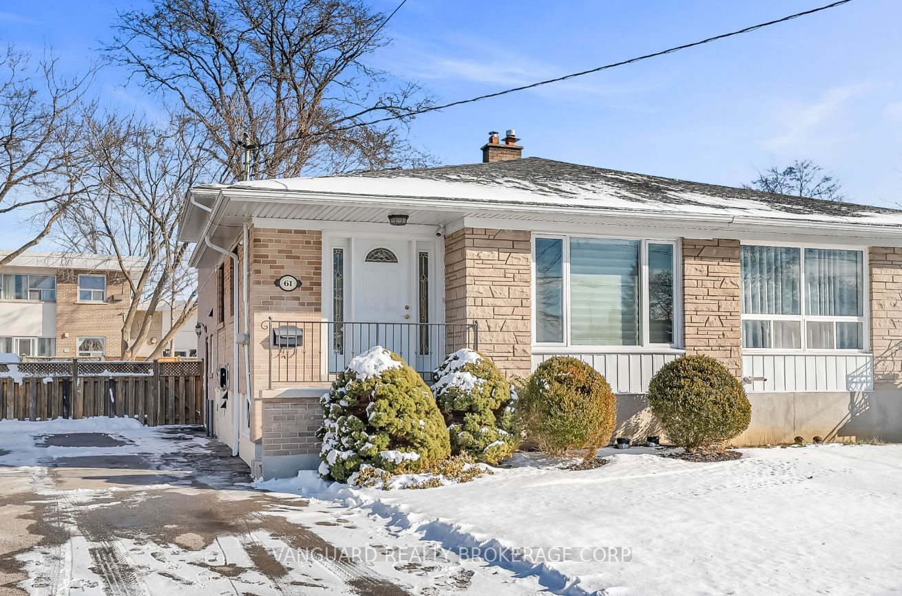 Semi-Detached House for sale at 61 Gambello Crescent, Toronto, York University Heights, M3J 1W2 - MLS: W11925446