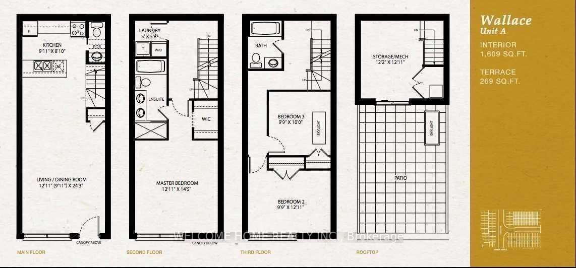 Townhouse for sale at 39-3 Elsie Lane, Toronto, Dovercourt-Wallace Emerson-Junction, M6P 0B8 - MLS: W11925557