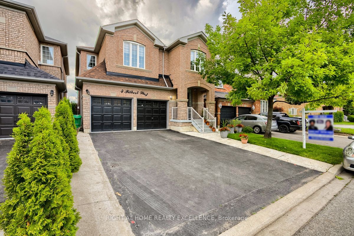 Detached House for sale at 4 Filbert Way, Brampton, Fletcher's Meadow, L7A 3E3 - MLS: W11929369