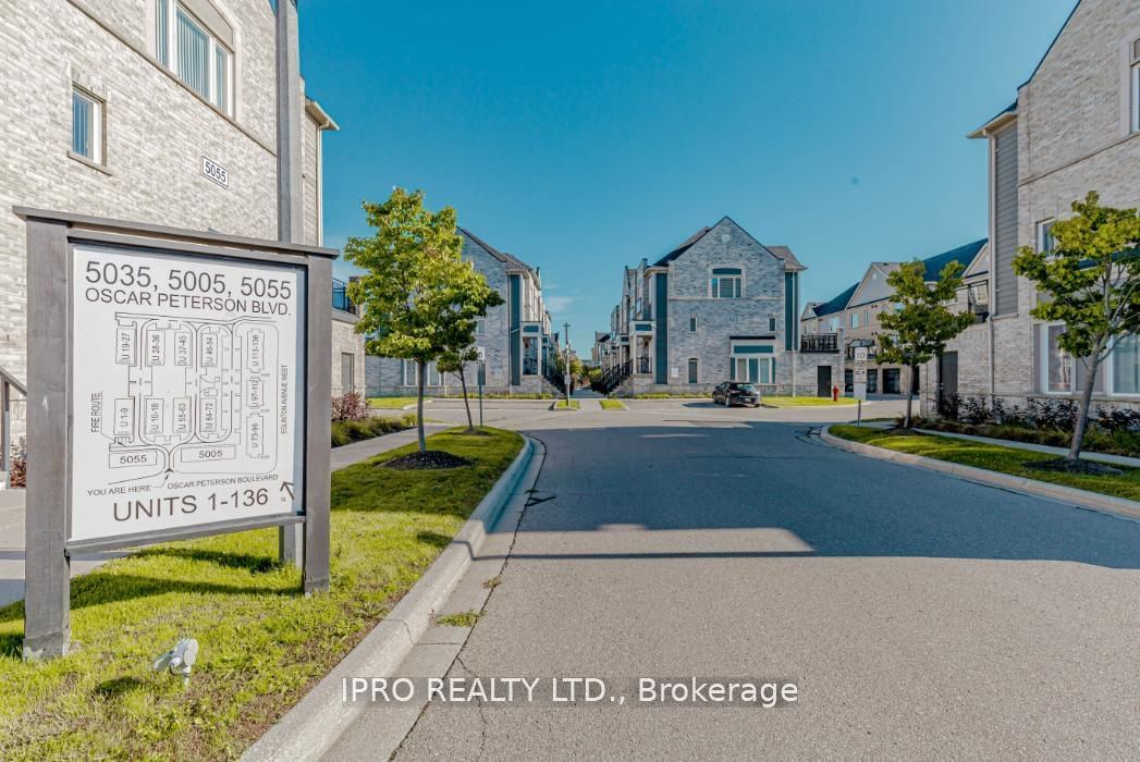 Townhouse for sale at 75-5035 Oscar Peterson Boulevard, Mississauga, Churchill Meadows, L5M 0P4 - MLS: W11930332