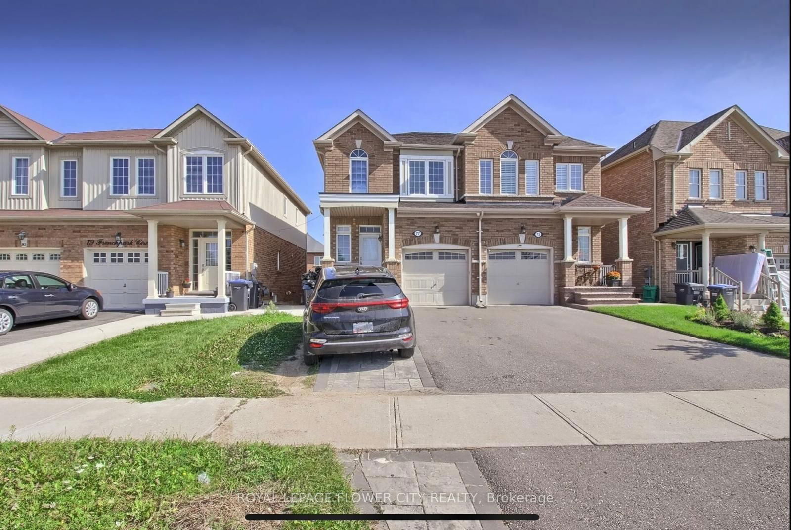 Semi-Detached House for lease at 77 French Park Circle, Brampton, Credit Valley, L6X 0Y6 - MLS: W11930888