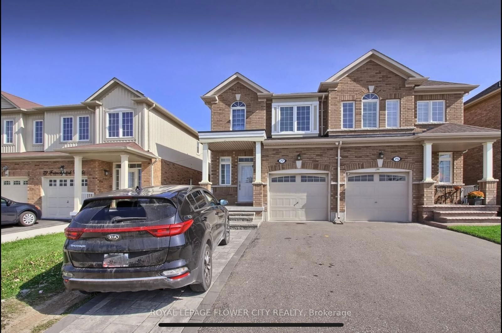 Semi-Detached House for lease at 77 French Park Circle, Brampton, Credit Valley, L6X 0Y6 - MLS: W11930888