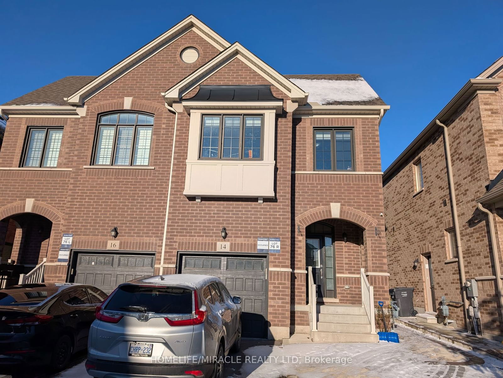 Semi-Detached House leased at (Upper)-14 Banner Elk Street, Brampton, Brampton West, L6Y 6J6 - MLS: W11930993