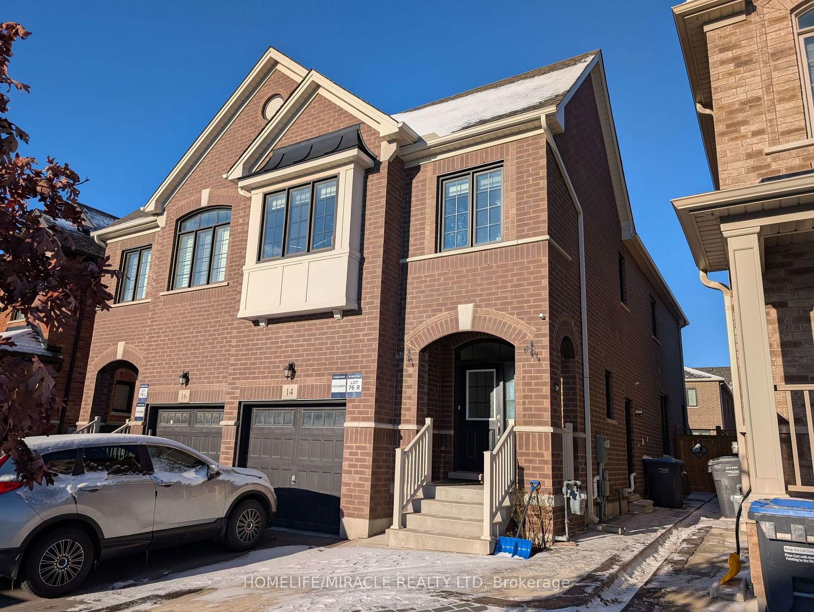 Semi-Detached House leased at (Upper)-14 Banner Elk Street, Brampton, Brampton West, L6Y 6J6 - MLS: W11930993