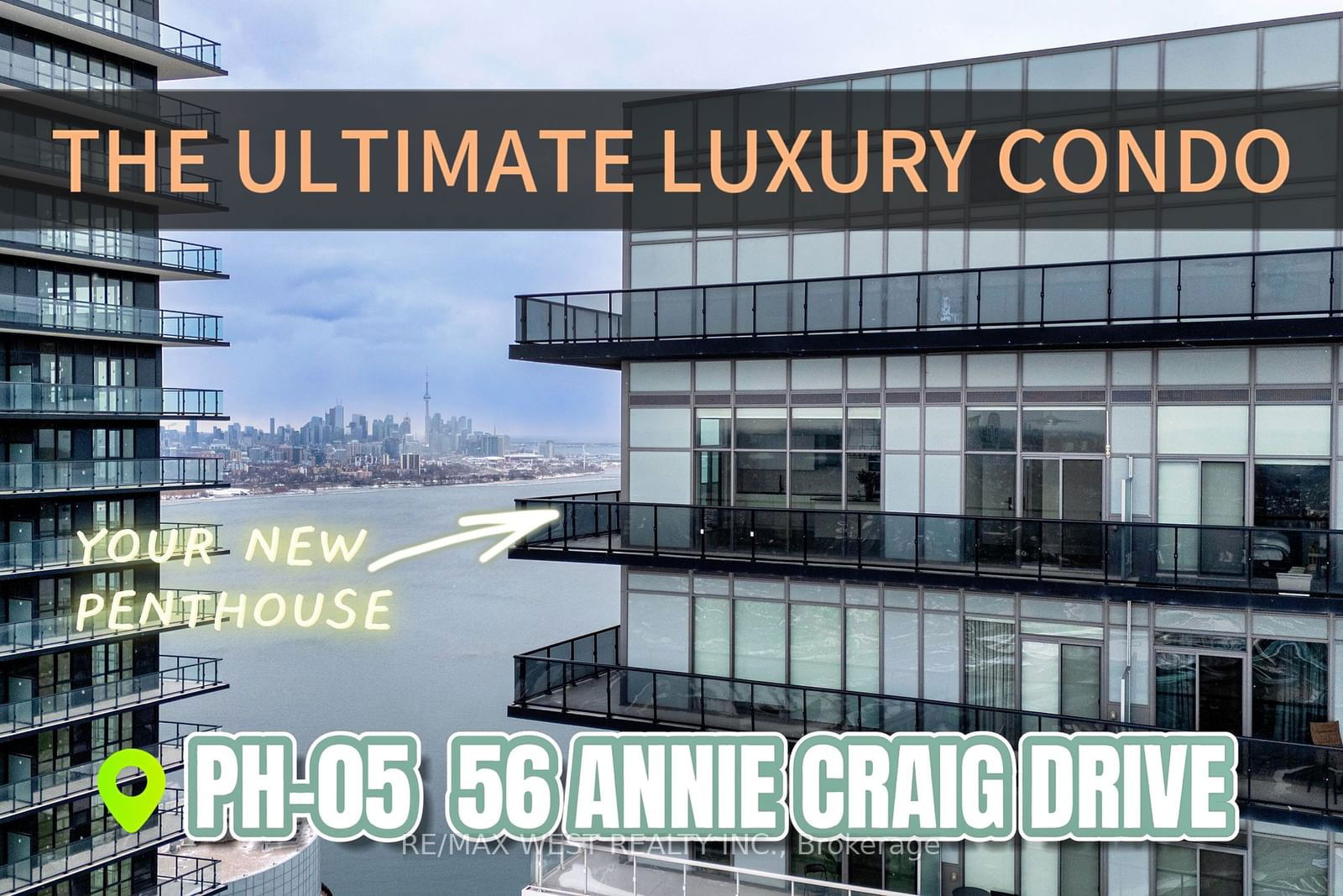 Condo for sale at UPH05-56 Annie Craig Drive, Toronto, Mimico, M8V 0C8 - MLS: W11932295