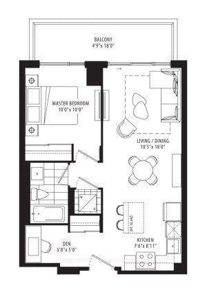 Condo for lease at 1008-204 Burnhamthorpe Road, Mississauga, Mississauga Valleys, L5A 0B3 - MLS: W11933915