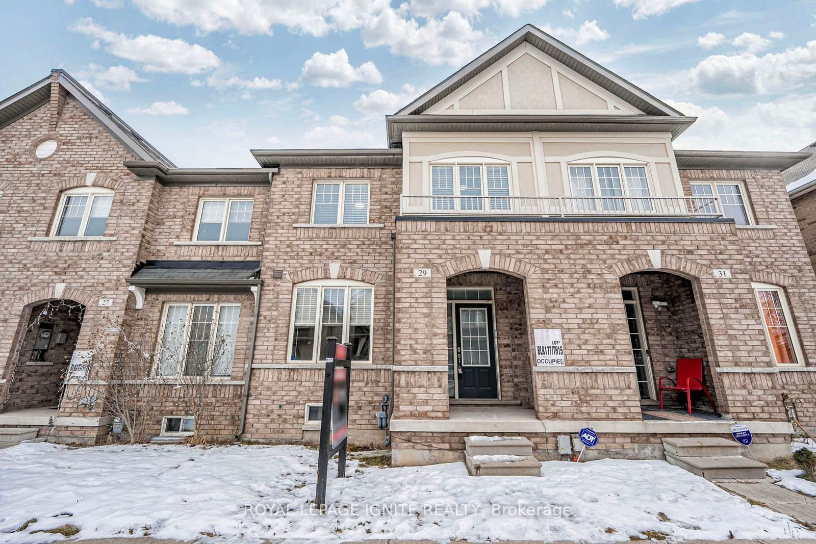 Townhouse for sale at 29 Thornapple Street, Brampton, Sandringham-Wellington North, L6R 3X2 - MLS: W11937782