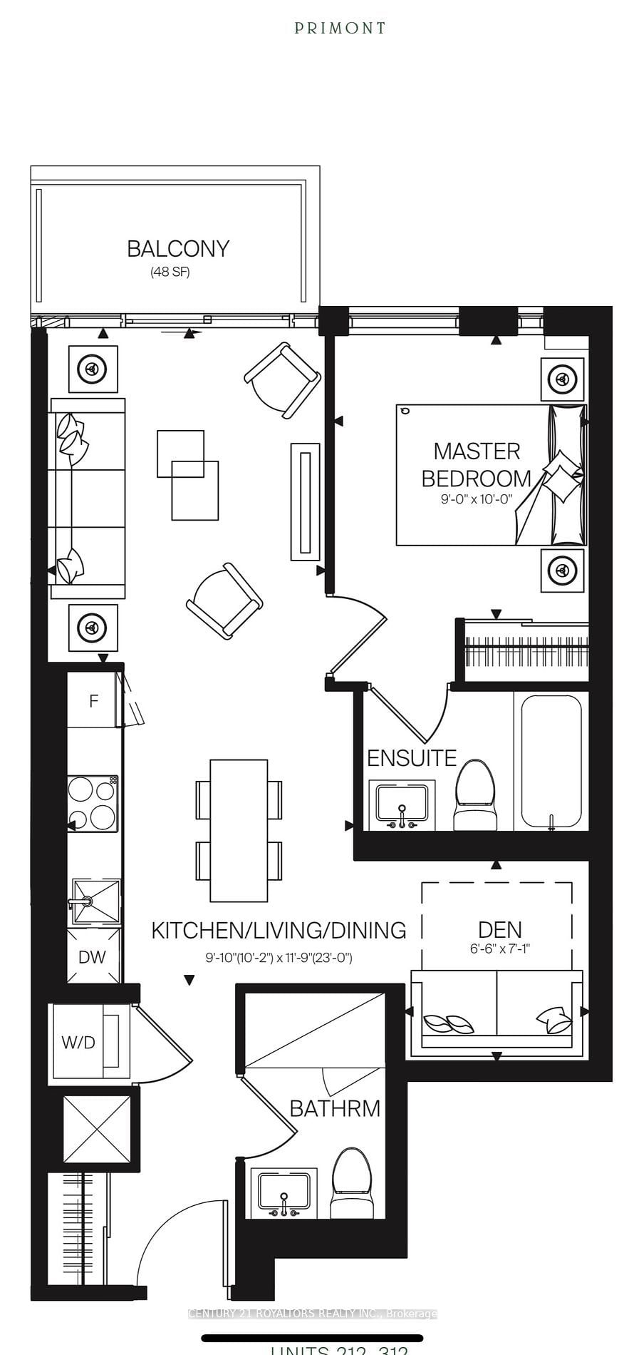 Condo for lease at 212-225 Veterans Drive, Brampton, Northwest Brampton, L7A 5L7 - MLS: W11941186