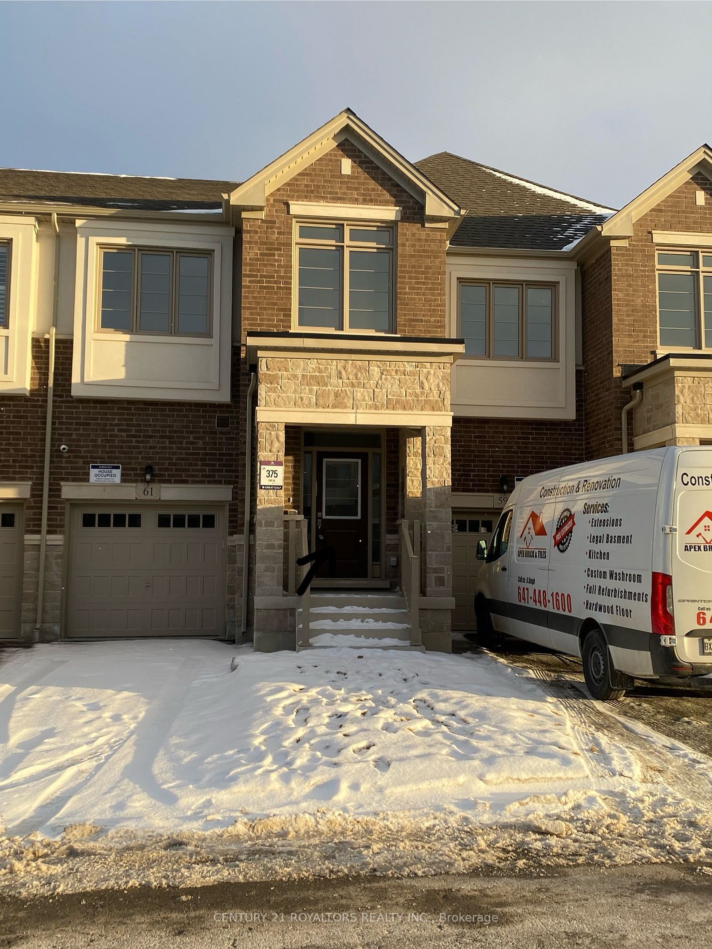 Townhouse for sale at 61 Bermondsey Way, Brampton, Bram West, L6Y 0E4 - MLS: W11944024