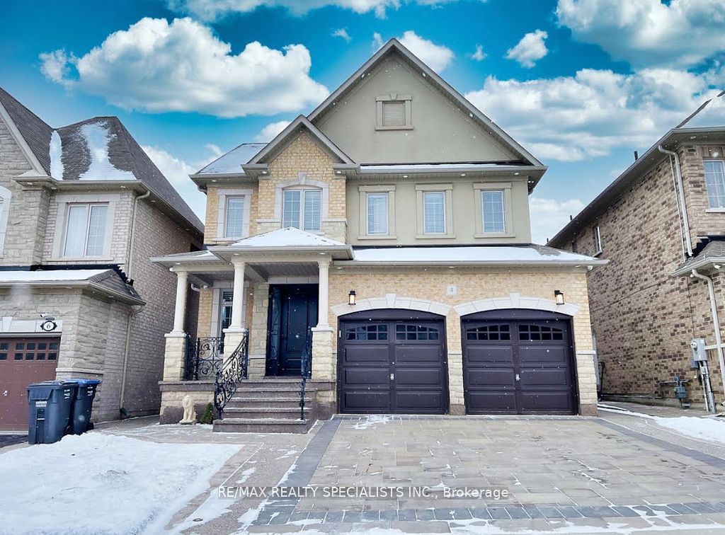 Detached House for sale at 4 Vernosa Drive, Brampton, Credit Valley, L6Y 2Y2 - MLS: W11945593