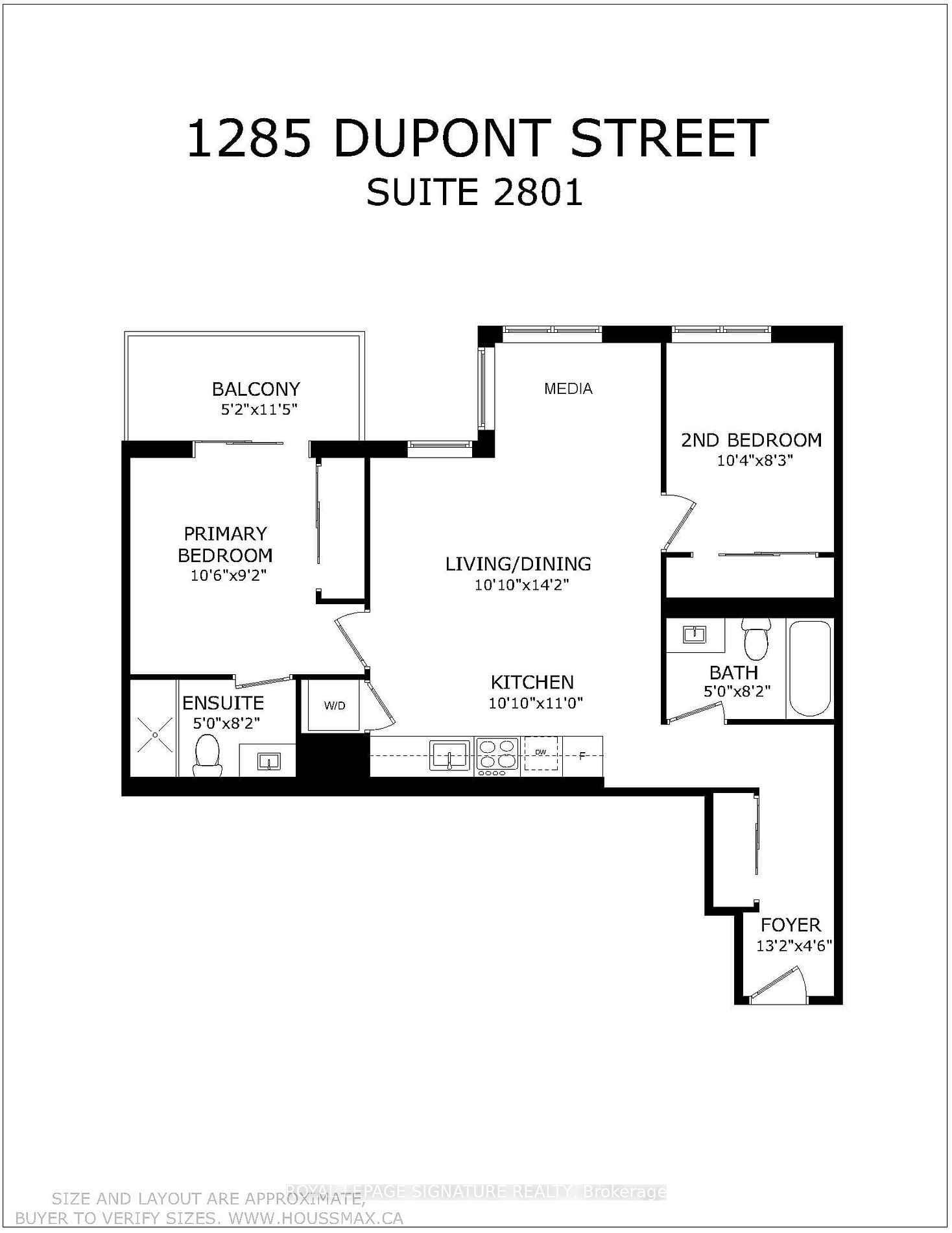 Condo for lease at 2801-1285 Dupont Street, Toronto, Dovercourt-Wallace Emerson-Junction, M6H 0E3 - MLS: W11947524