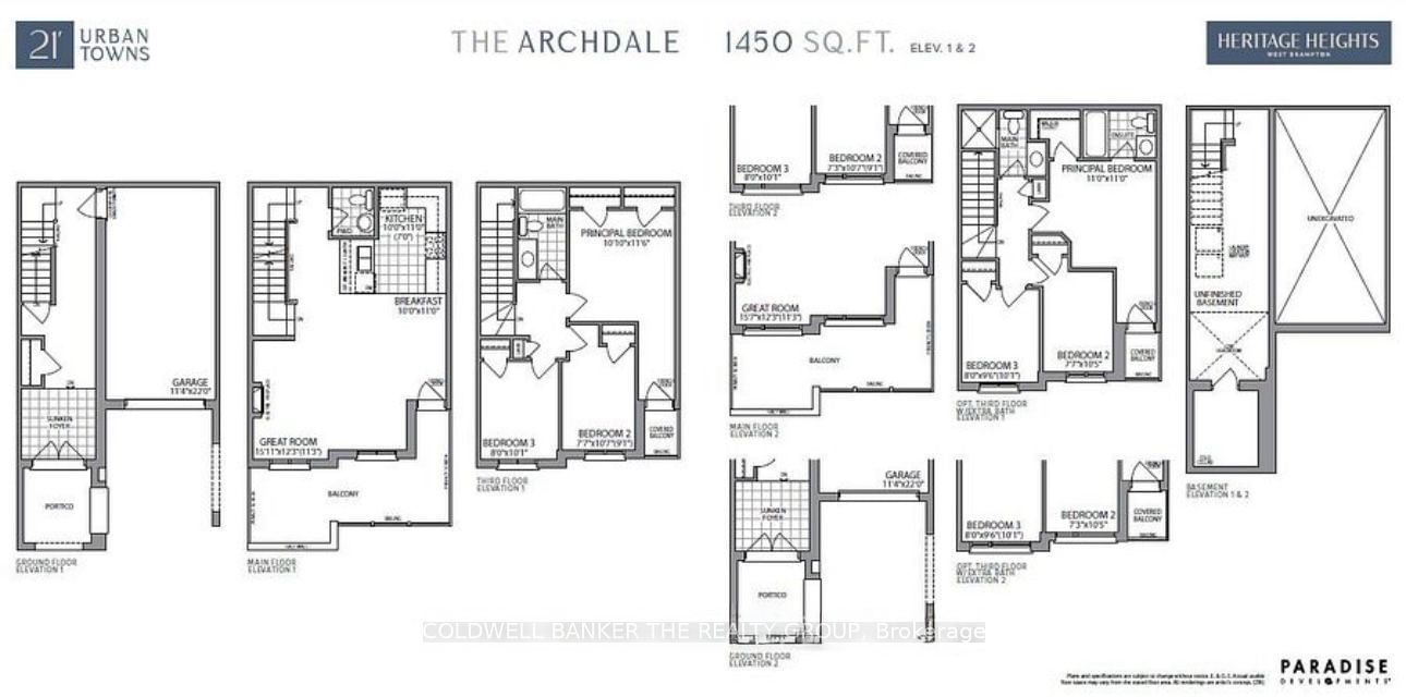 Townhouse sold at 00 Monreau Drive, Brampton, Northwest Brampton, L7A 5M1 - MLS: W11949121