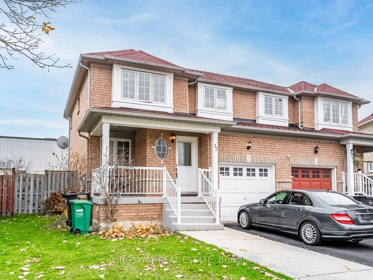 Semi-Detached House for sale at 12 Bramcedar Crescent, Brampton, Northwest Sandalwood Parkway, L7A 1T1 - MLS: W11949580