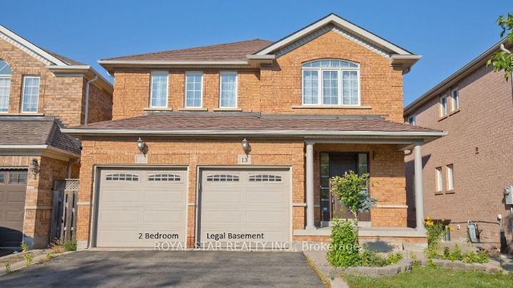 Detached House for sale at 13 Waterdale Road, Brampton, Fletcher's Meadow, L7A 1S7 - MLS: W11950037