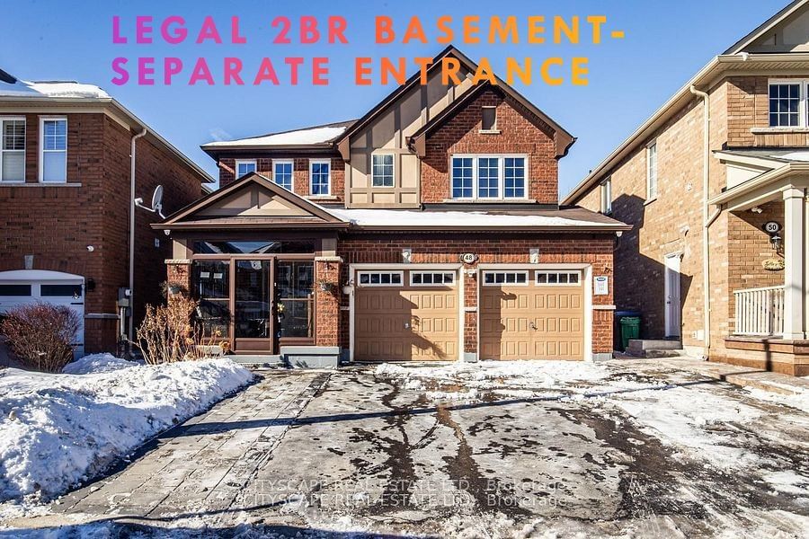 Detached House for sale at 48 Agricola Road, Brampton, Northwest Brampton, L7A 0V6 - MLS: W11950615