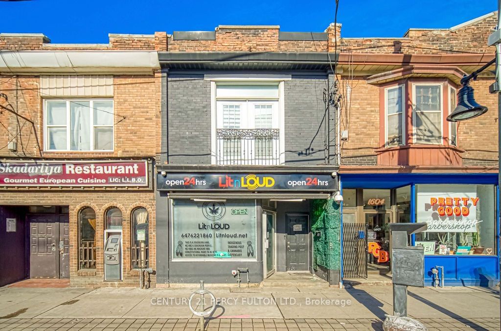 Commercial/Retail for sale at 1606 Queen Street, Toronto, South Parkdale, M6R 1A8 - MLS: W11957041