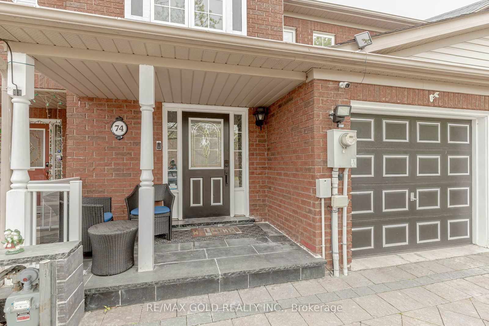 Townhouse for sale at 74 Monaco Court, Brampton, Fletcher's Meadow, L7A 1X5 - MLS: W11958333