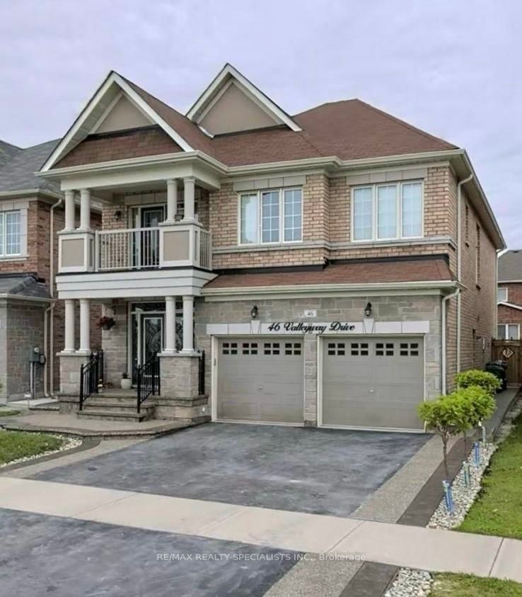 Detached House for lease at UPPER-46 VALLEYWAY Drive, Brampton, Credit Valley, L6X 5G2 - MLS: W11958752