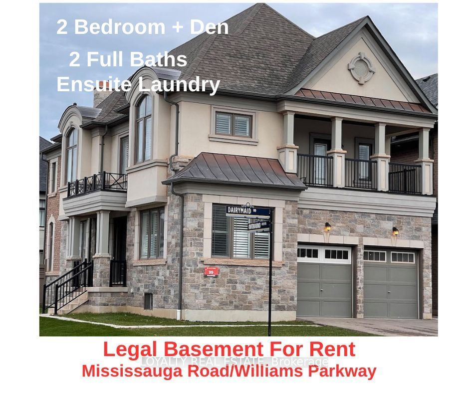 Detached House for lease at (Bsmt)-1 Outbound Heights, Brampton, Credit Valley, L6X 5P6 - MLS: W11961393