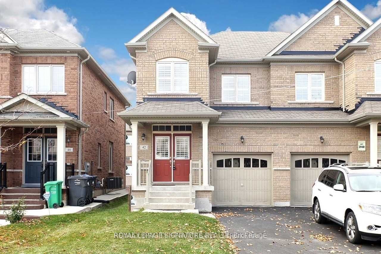 Semi-Detached House for lease at 42 Orangeblossom Trail, Brampton, Credit Valley, L6X 3B5 - MLS: W11962830