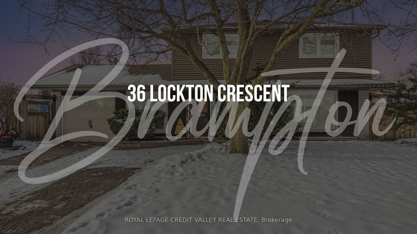 Detached House for sale at 36 Lockton Crescent, Brampton, Brampton East, L6W 1C3 - MLS: W11965203