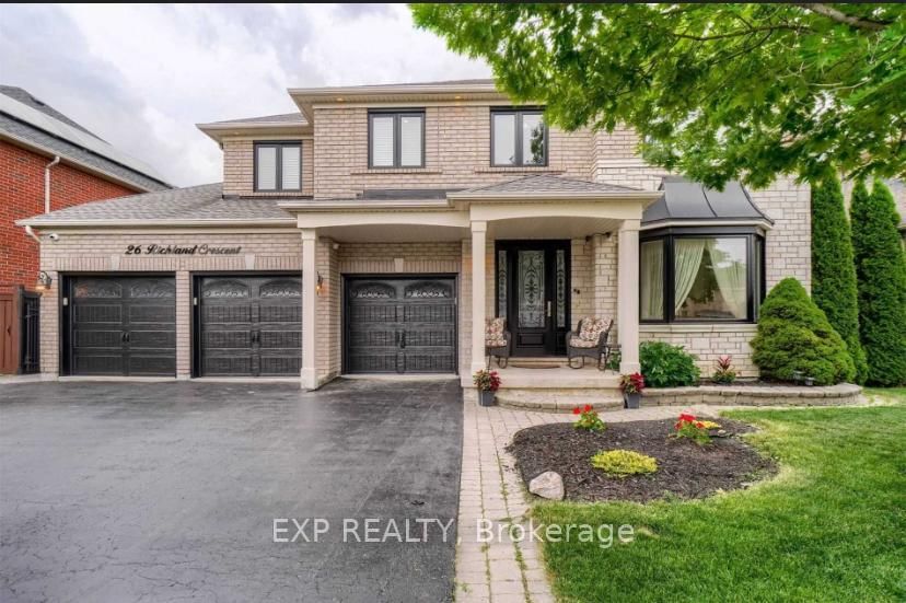 Detached House for sale at 26 Richland Crescent, Brampton, Vales of Castlemore, L6P 1M7 - MLS: W11967795